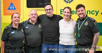 Wimbledon dad who collapsed at Christmas with son reunites with 'hero' paramedics