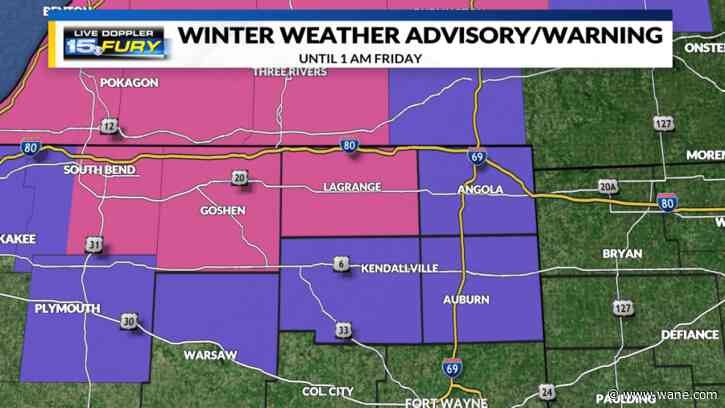 Arctic blast brings more snow today+