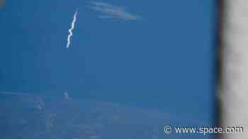Here's how SpaceX's 6th Starship megarocket launch looked from the ISS (video)