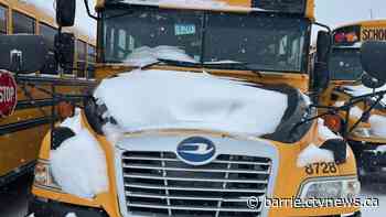 Nasty snow squalls create snow day for many students