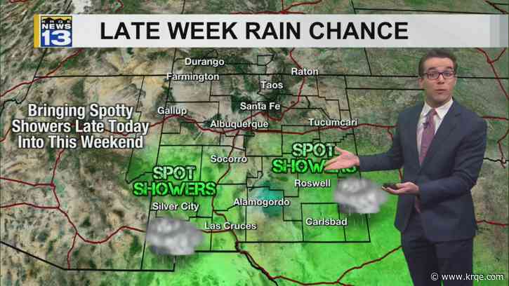 Some rain to the south, dry weather to the north
