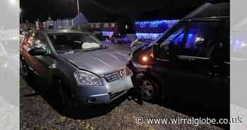 Woman arrested after late-night crash on Wirral road