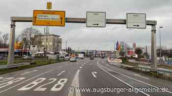 Sperrungen im Blaubeurer Ring: Schilderbrücken werden entfernt