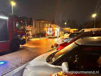 Brand in meterkast containerwoningen Waterlandlaan Purmerend