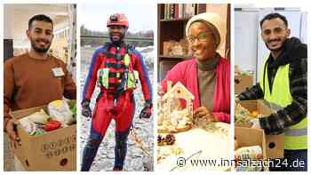 Schwimmen im kalten Wasser des Inns: So packen Flüchtlinge im Landkreis Mühldorf ehrenamtlich an