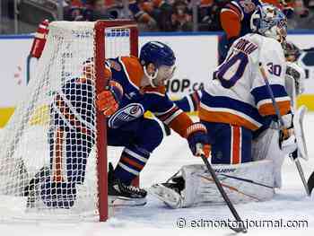 Still no sign of Edmonton's prized summer acquisition, but at least Zach Hyman is back