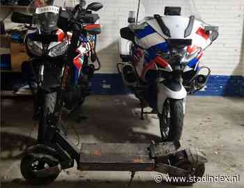 Verbazing bij politie in Luttelgeest: een step die bijna honderd kan