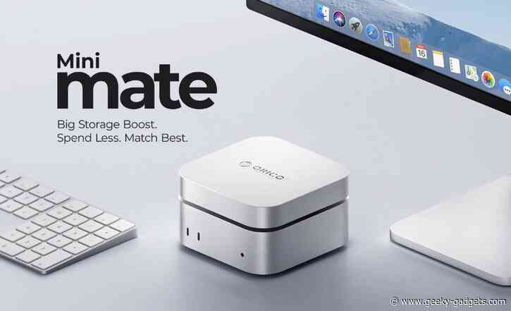 ORICO MiniMate SSD Storage Solution for M4 Mac Mini Users