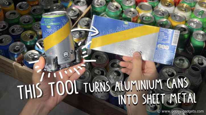 Upcycle Aluminum Cans Like a Pro with This Game-Changing Tool