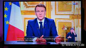 Bald neuer Premier-Vorschlag: Macron erteilt Forderungen nach Rücktritt eine Absage
