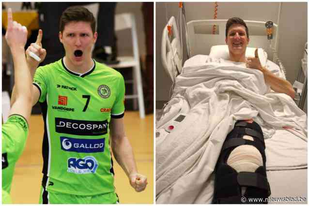 Mathieu Vanneste (Decospan Menen) speelt dit seizoen niet meer door knieblessure