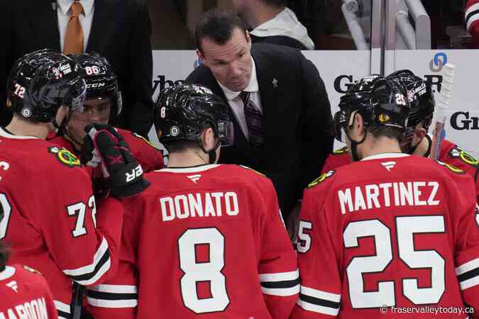Blackhawks fire coach Luke Richardson in his 3rd season after league-worst start