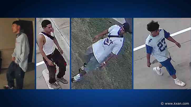 Austin Police searching for 4 suspects in aggravated assault case