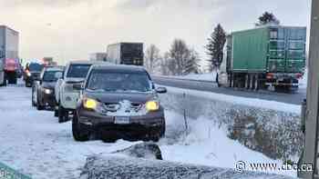 Drivers stranded on 401 as blizzard pounds parts of southwestern Ontario