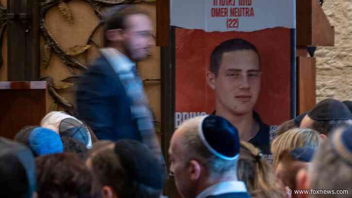 Lawmakers hold moment of silence for slain Omer Neutra as thousands mourn in hometown synagogue