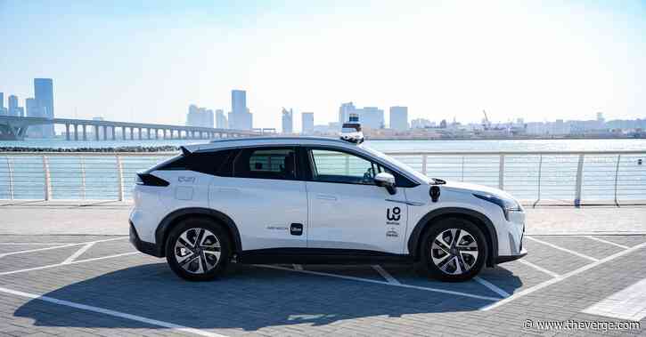 Uber’s first international robotaxi service is live in the UAE