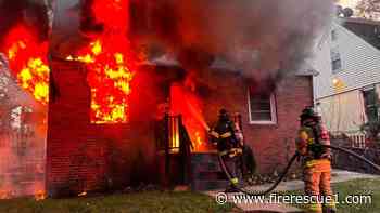 Photo of the Week: Initial attack on Md. house fire