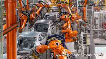 Deutsche Industrie: Autoindustrie schwächelt im Schlussquartal