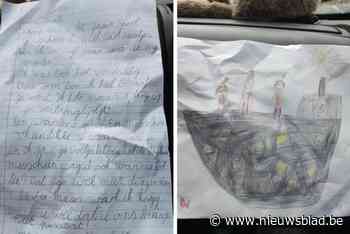 “Lieve Sint, ik vraag maar één ding, een warme pull en jas en warme botten”: arbeiders vinden aangrijpende brief van meisje