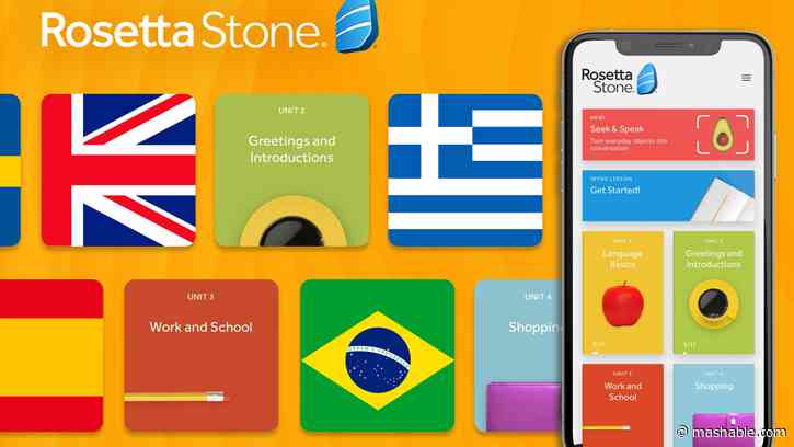 Speak confidently with all-language access to Rosetta Stone