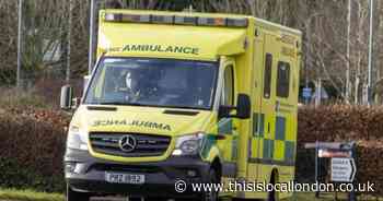 Man taken to hospital after crash on busy Hampstead road