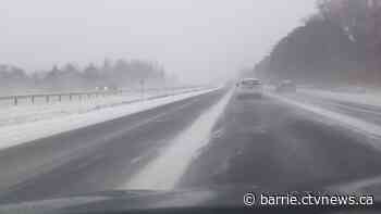 Winter travel advisory issued due another day of messy road conditions
