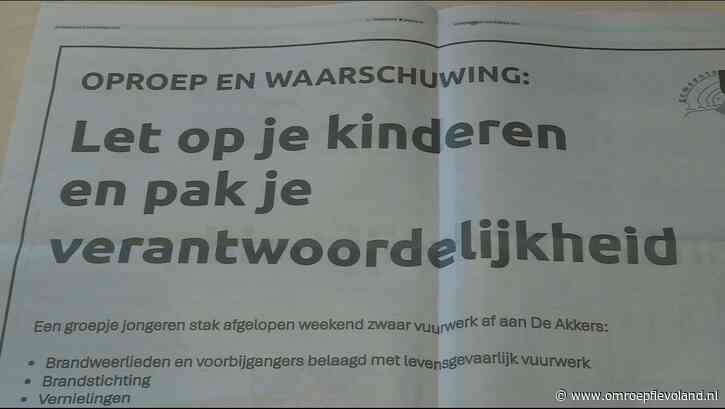 Urk - Advertentie gemeente wijst Urker ouders op verantwoordelijkheid: 'Let op je kinderen'