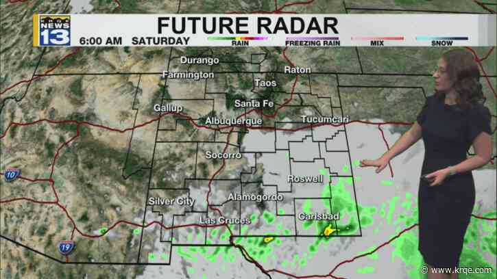 Light through Saturday morning and a winter storm on Monday