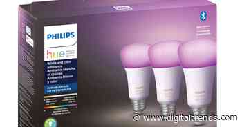 Multicolor markdown: This Philips Hue 3-Pack of A19 bulbs is $80 off today