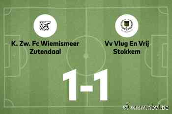 Stokkem speelt gelijk tegen Wiemismeer