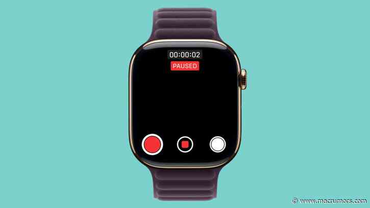 watchOS 11.2 Lets You Pause iPhone Video With Camera Remote App