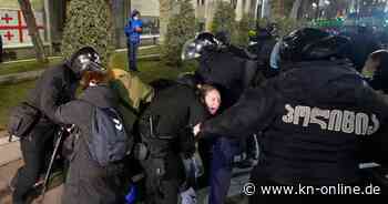 Georgien: Schweren Ausschreitungen bei Pro-EU-Protesten