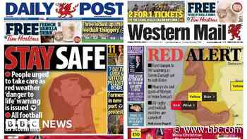 'Red alert' as Storm Darragh arrives