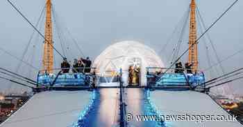 You can visit London's 'highest snow globe' with skyline views and cookies