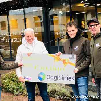IJsbaan Papendrecht ontvangt donatie van 10.000 euro van Oogkliniek Drechtsteden