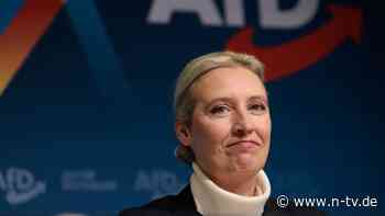 Ein "großer Tag": AfD-Vorstand kürt Weidel zur ersten Kanzlerkandidatin