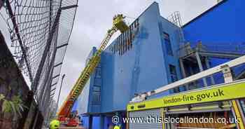 Firefighters battle school blaze for more than two hours