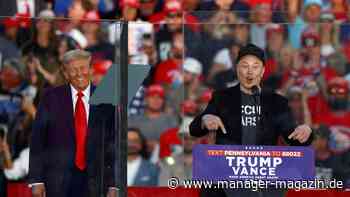 US-Wahlkampf für Donald Trump: Elon Musk ist größter Geldgeber in der Geschichte der US-Politik