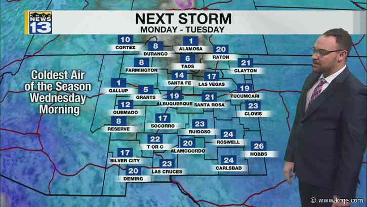 Mild weekend before coldest temperatures of season so far arrive