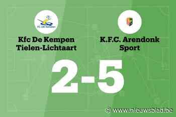 Arendonk wint tegen De Kempen door treffers van De Pauw