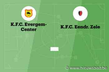 Wedstrijd tussen KFC Evergem Center en Eendracht Zele afgelast