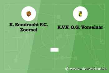 Wedstrijd tussen Zoersel en Vorselaar afgelast