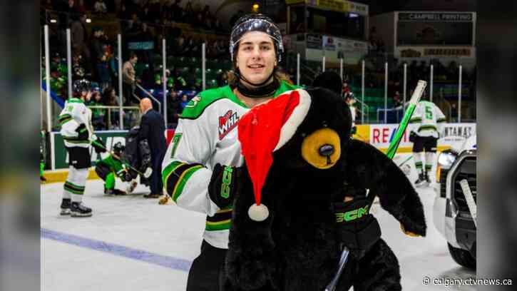 Hitmen climb out of 3-goal hole then run out of gas, losing 4-3 to Raiders in Prince Albert