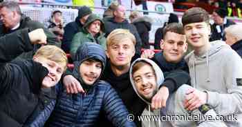 20 pictures of Toon fans braving the storm for Newcastle v Brentford