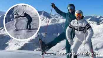 Schweinsteiger und Neureuther zeigen gewagtes Ski-Manöver – um ein Haar geht es schief