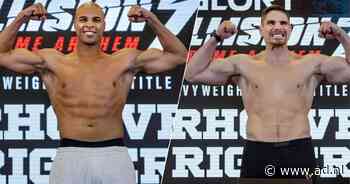 Main Card begonnen: is Levi Rigters vanavond wél opgewassen tegen ‘koning’ Rico Verhoeven?