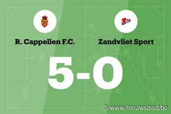 Cappellen B verslaat Zandvliet B met 5-0