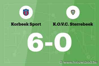 Korbeek Sport verslaat Sterrebeek B met 6-0