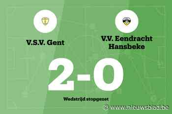 Match tussen VSV Gent en Eendracht Hansbeke stopgezet