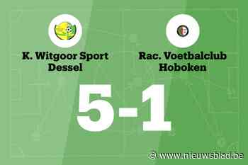 Witgoor wint ook van Hoboken
